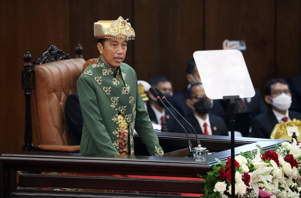 Indonesian President Joko Widodo has laid out five economic priorities for next year. Photo: EPA-EFE