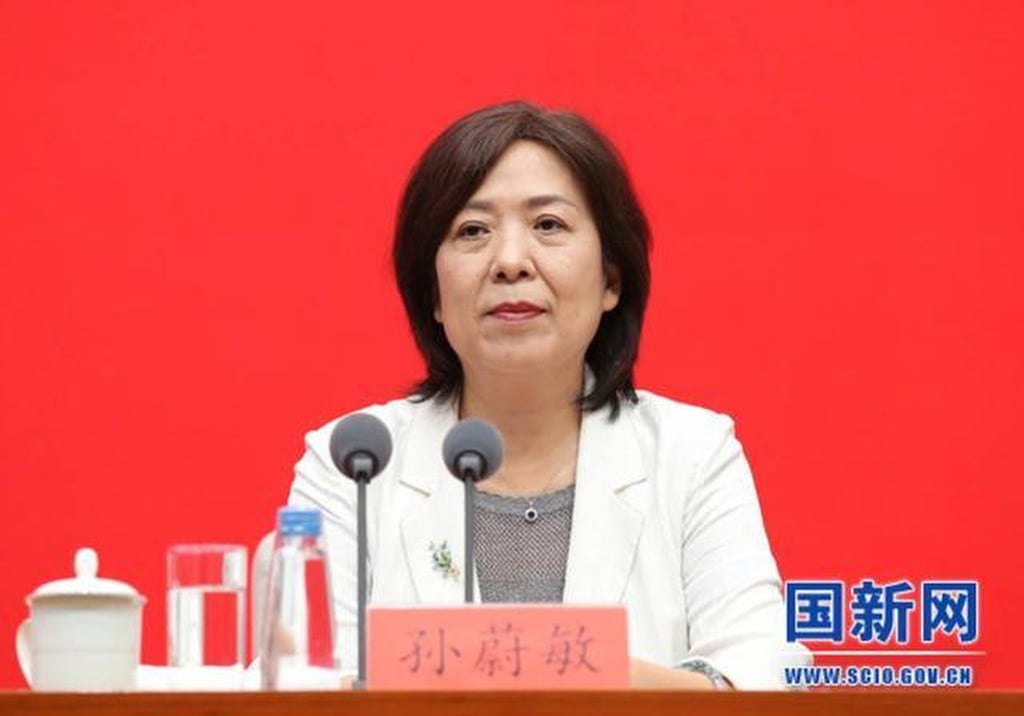 Sun Weimin, head of the cybersecurity coordination bureau at the Cyberspace Administration of China. Photo: Weibo