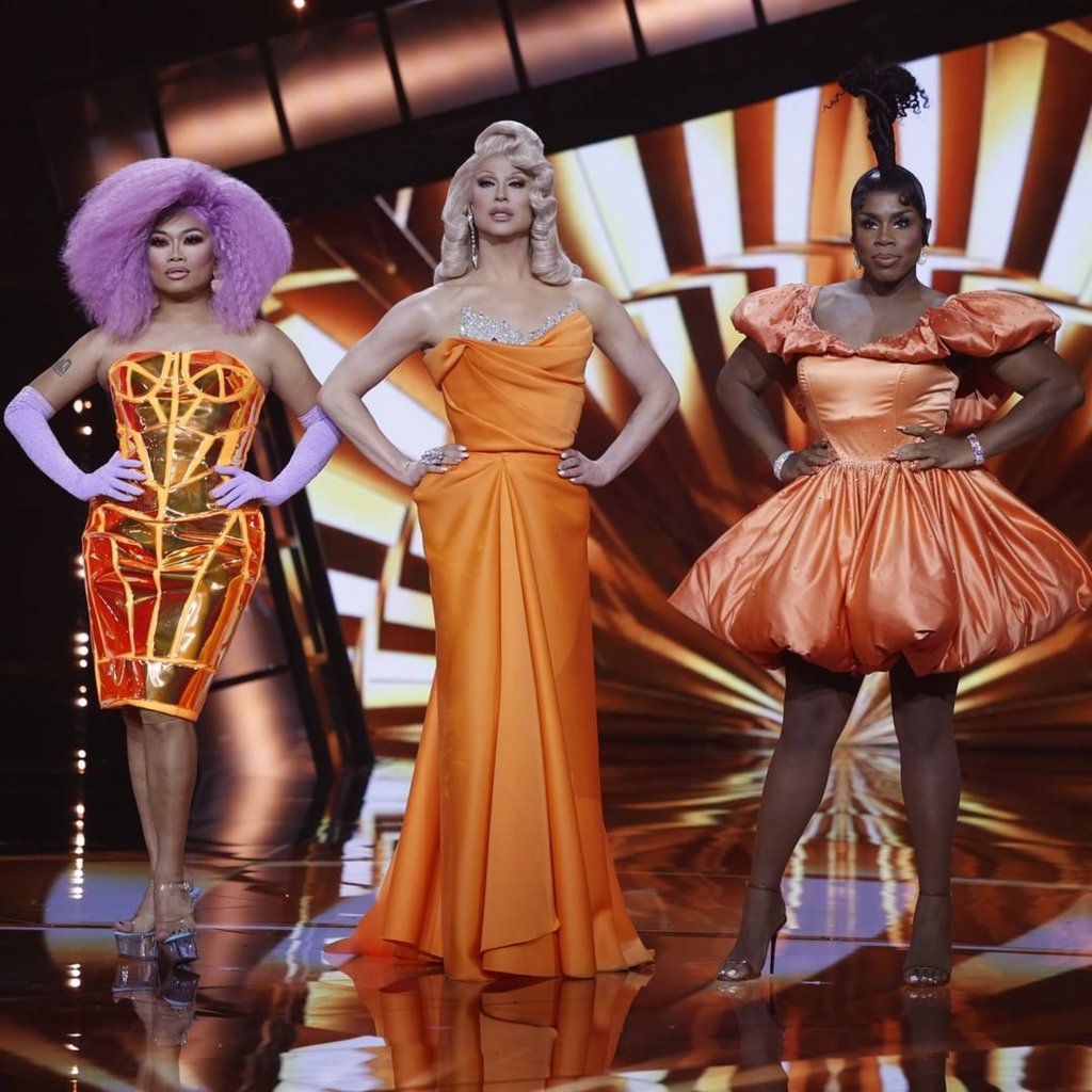 Fairy drag mothers Jujubee, Brooke Lynn Hytes and Monét Xchange strike a pose during the RuPaul’s Secret Celebrity Drag Race premiere. Photo: @rupaulsdragrace/Instagram