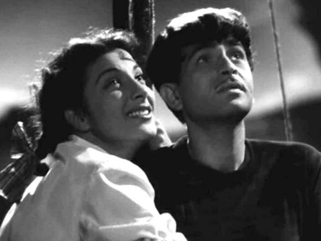 Raj Kapoor and Nargis in the 1951 film Awaara. Photo: