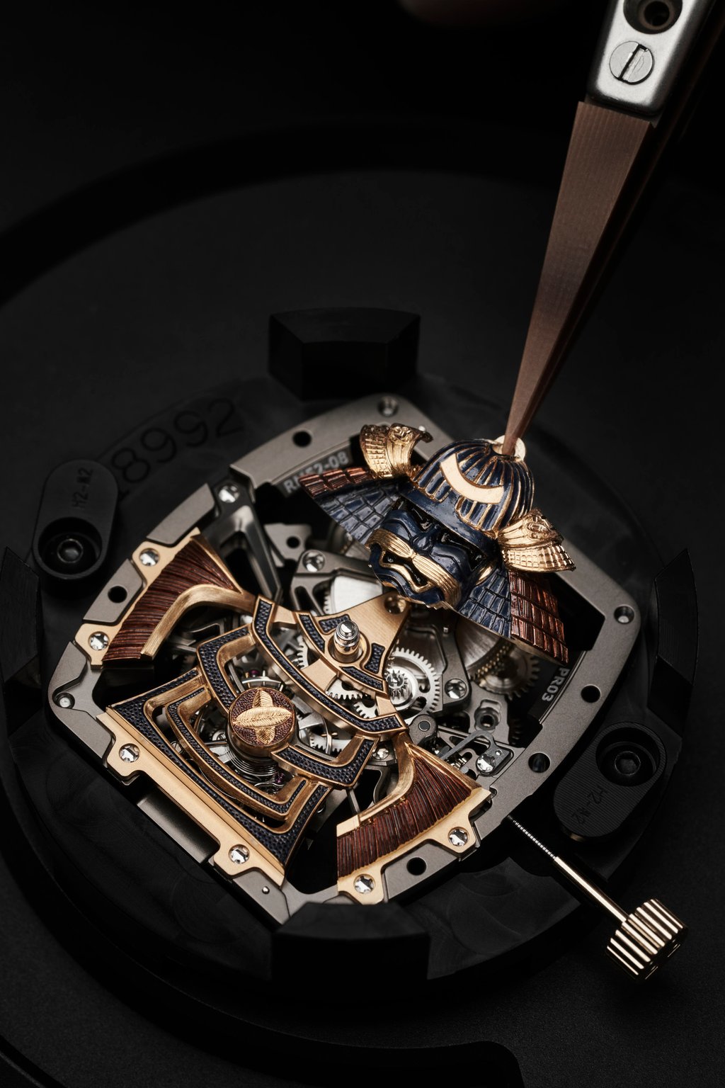 The RM 47 Tourbillon Samurai, as its name suggests, depicts a samurai warrior – which took 16 hours of engraving and nine hours of hand-painting to create.