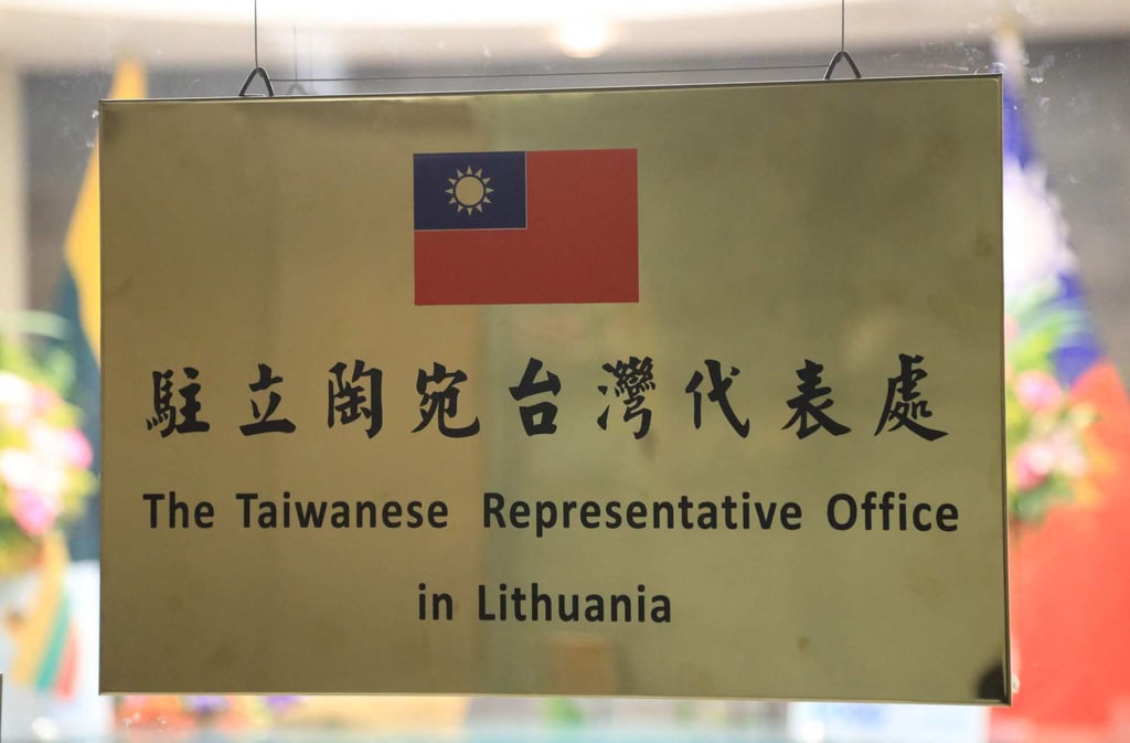Lithuania was the first Baltic country to quit the trade group and has angered China by bolstering ties with Taiwan. Photo: AFP