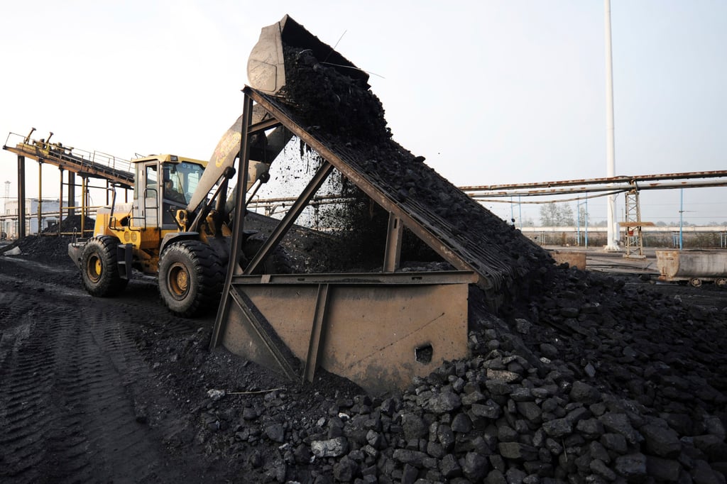 A worker use heavy machinery at a coal mine in Huaibei, Anhui province. Chinese President Xi Jinping announced in April that the country would in 2026 start phasing out the consumption of coal. Photo: Chinatopix via AP A worker use heavy machinery at a coal mine in Huaibei, Anhui province. Chinese President Xi Jinping announced in April that the country would in 2026 start phasing out the consumption of coal. Photo: Chinatopix via AP