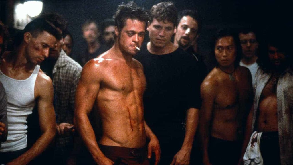 Brad Pitt in US film Fight Club (1999). Photo: 20th Century Fox
