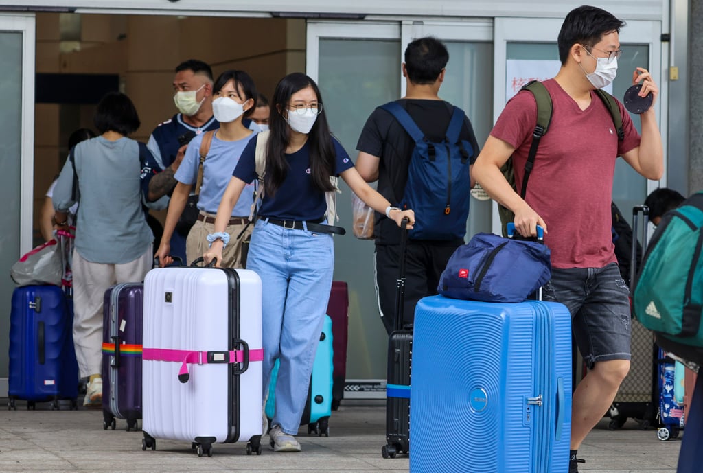 The new scheme is aimed at allowing students to bypass the daily 2,000 quota for cross-border travellers. Photo: Dickson Lee The new scheme is aimed at allowing students to bypass the daily 2,000 quota for cross-border travellers. Photo: Dickson Lee