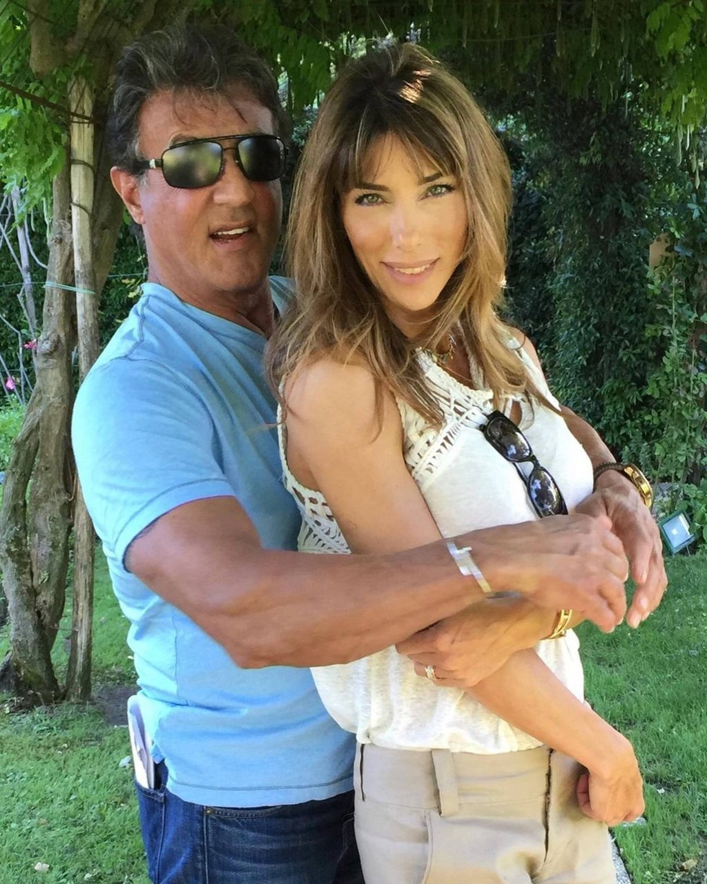 Sylvester Stallone and Jennifer Flavin broke up once before, but have been married for 25 years. Photo: @officialslystallone/Instagram