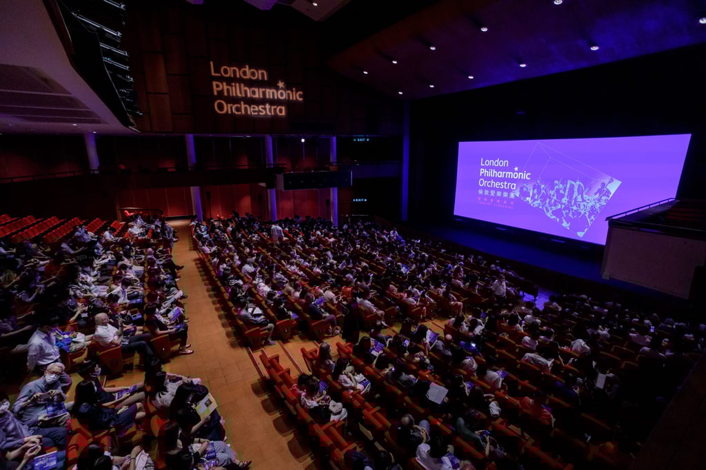 The audience at Hong Kong City Hall watch one of two concerts the London Philharmonic Orchestra recorded to celebrate the venue’s 60th anniversary. The LPO performed in the same venue in 1962 for the inauguration of the Central landmark. Photo: LCSD The audience at Hong Kong City Hall watch one of two concerts the London Philharmonic Orchestra recorded to celebrate the venue’s 60th anniversary. The LPO performed in the same venue in 1962 for the inauguration of the Central landmark. Photo: LCSD