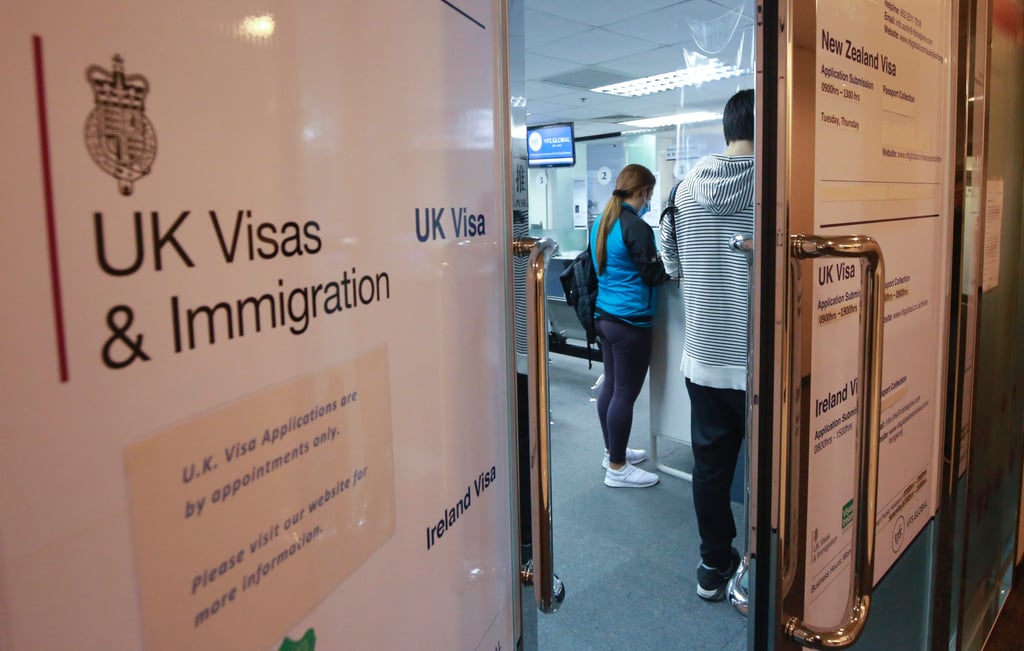 Figures released on Thursday showed there were 18,100 applications for the British National (Overseas) visa programme between April and June. Photo: Handout Figures released on Thursday showed there were 18,100 applications for the British National (Overseas) visa programme between April and June. Photo: Handout