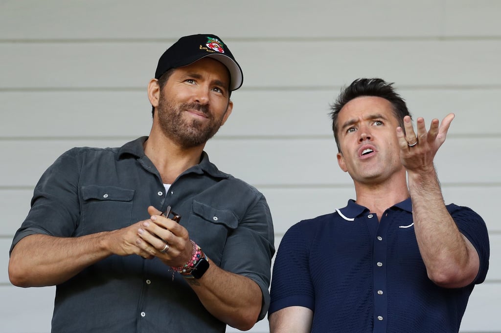 Actors Ryan Reynolds and Rob McElhenney, co-owners of football club Wrexham AFC. Photo: Getty Images Actors Ryan Reynolds and Rob McElhenney, co-owners of football club Wrexham AFC. Photo: Getty Images