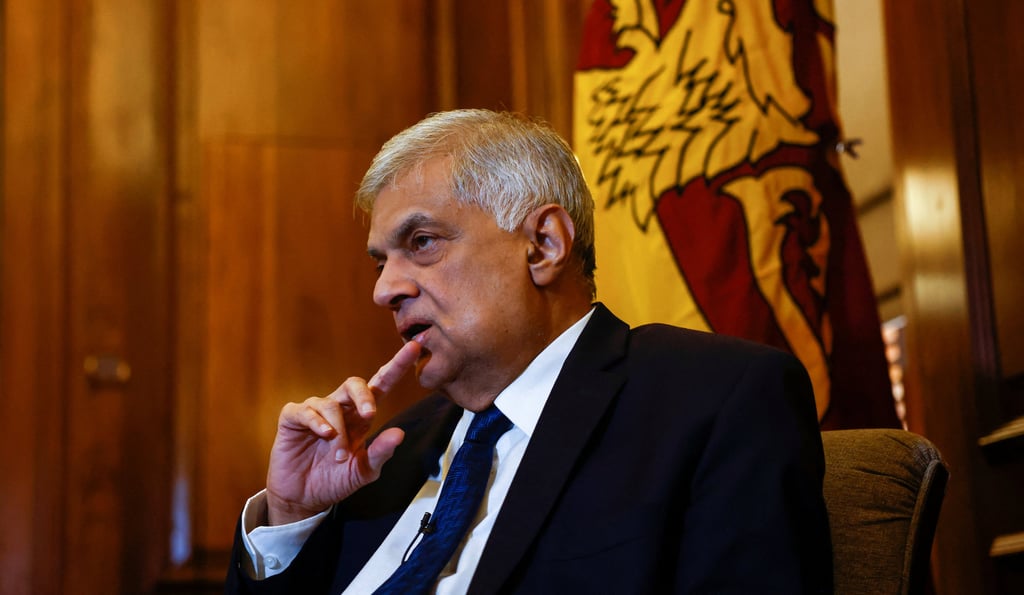 Six-time prime minister Ranil Wickremesinghe took over as president after then-president Gotabaya Rajapaksa fled the country in April and resigned. Photo: Reuters