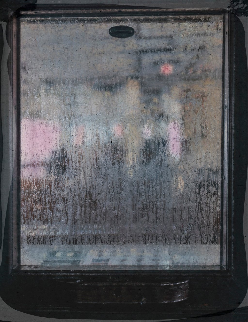 A misty morning view through the window of a ferry in August 2022. Photo: Palani Mohan A misty morning view through the window of a ferry in August 2022. Photo: Palani Mohan