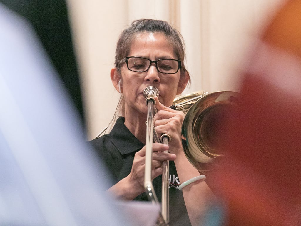 The HKBO has trained more than 80 visually impaired musicians. Photo: Hong Kong Blind Orchestra The HKBO has trained more than 80 visually impaired musicians. Photo: Hong Kong Blind Orchestra