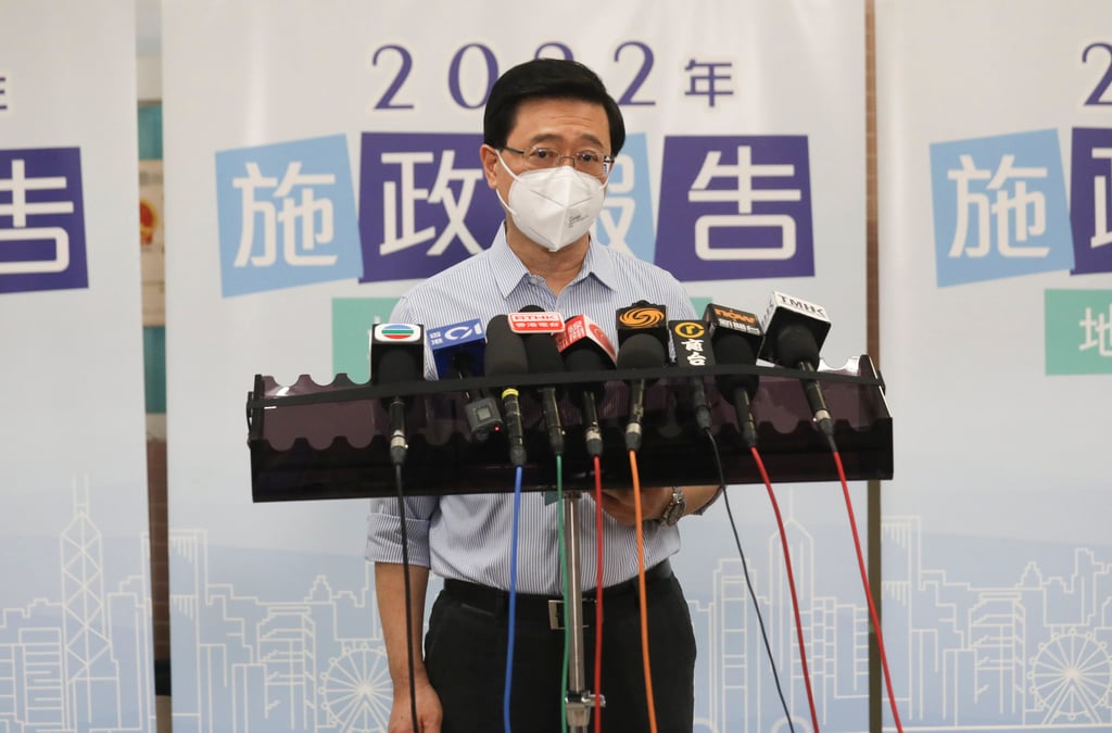 Chief Executive John Lee Ka-chiu is expected to visit Guangdong and Shenzhen this week. Photo: SCMP / Xiaomei Chen Chief Executive John Lee Ka-chiu is expected to visit Guangdong and Shenzhen this week. Photo: SCMP / Xiaomei Chen