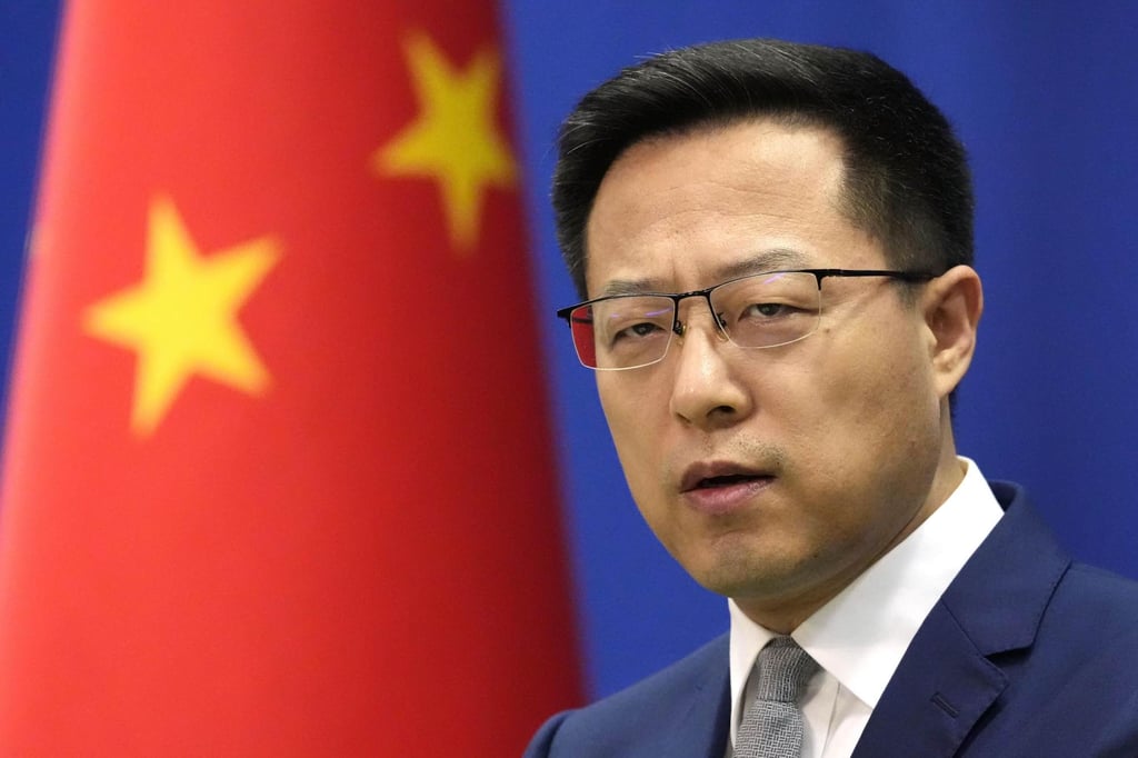 Foreign ministry spokesman Zhao Lijian said Beijing was not interested in the Conservative Party leadership race. Photo: Kyodo Foreign ministry spokesman Zhao Lijian said Beijing was not interested in the Conservative Party leadership race. Photo: Kyodo