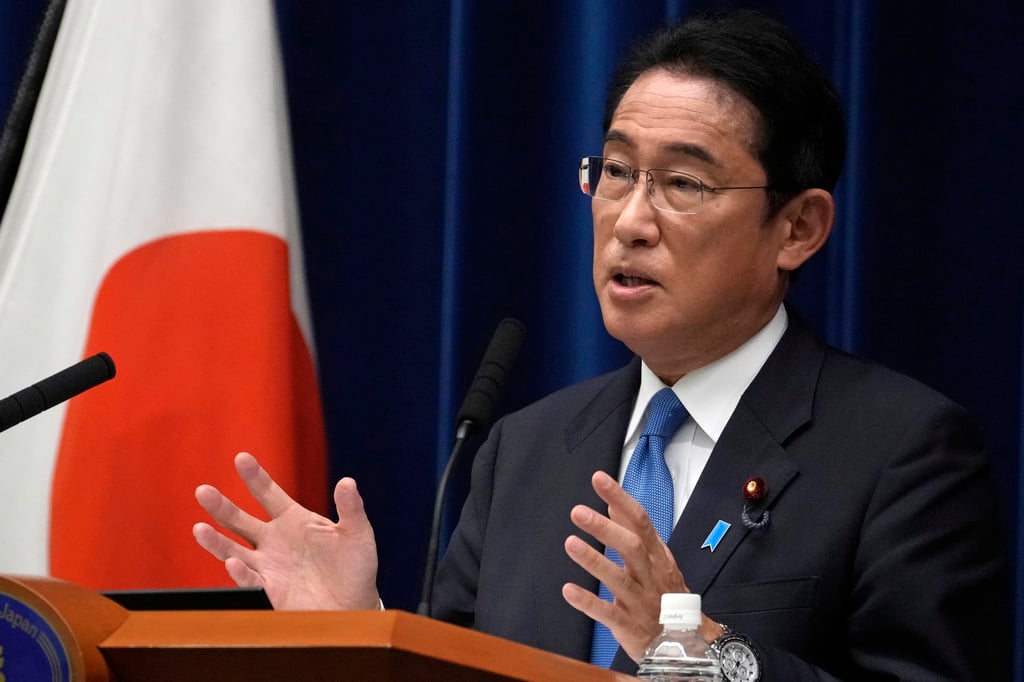Prime Minister Fumio Kishida said Japan could take advantage of a weak yen by encouraging more tourism. Photo: EPA-EFE