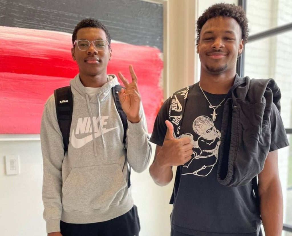 Who is Bryce Maximus James LeBron James 15 year old son His dad is a billionaire NBA legend but the TikToker turned heads too with his growth spurt and basketball scholarship South China