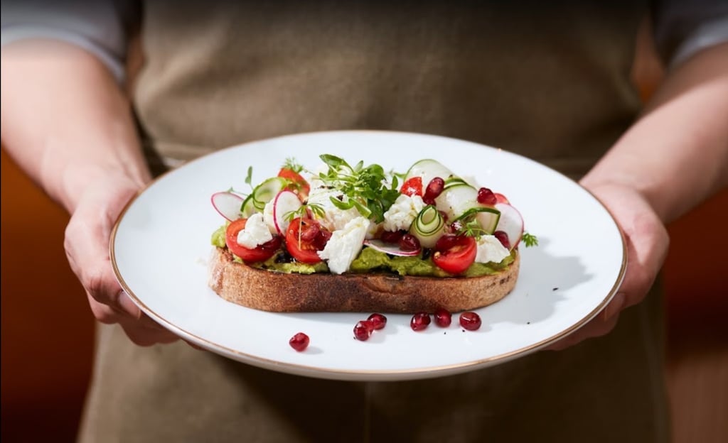 Smashed avocado on toast from the brunch menu at The Hawk & Aster in Admiralty: The Hawk & Aster Smashed avocado on toast from the brunch menu at The Hawk & Aster in Admiralty: The Hawk & Aster