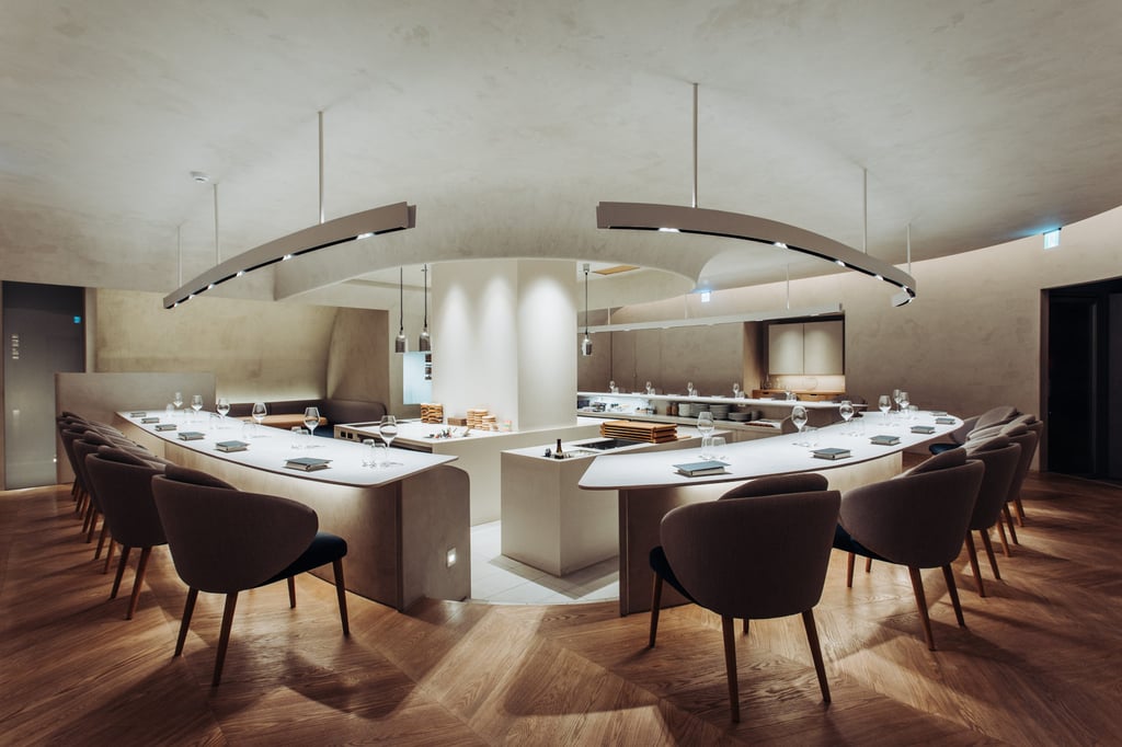 The interior of Liberté restaurant in Kaohsiung. Photo: Liberté