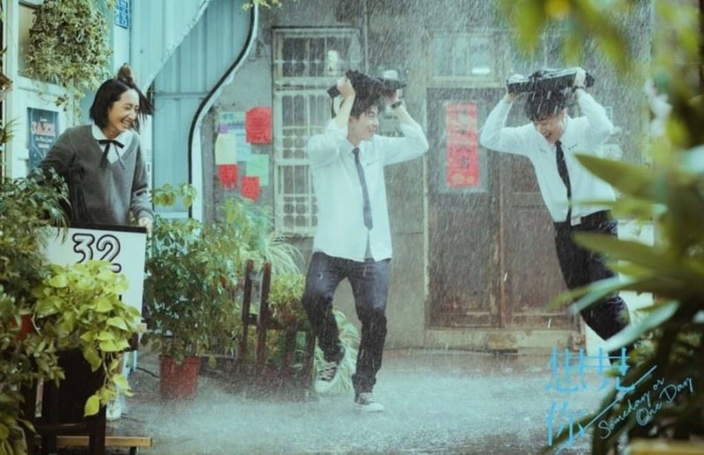 Greg Han (centre) in Someday or One Day.