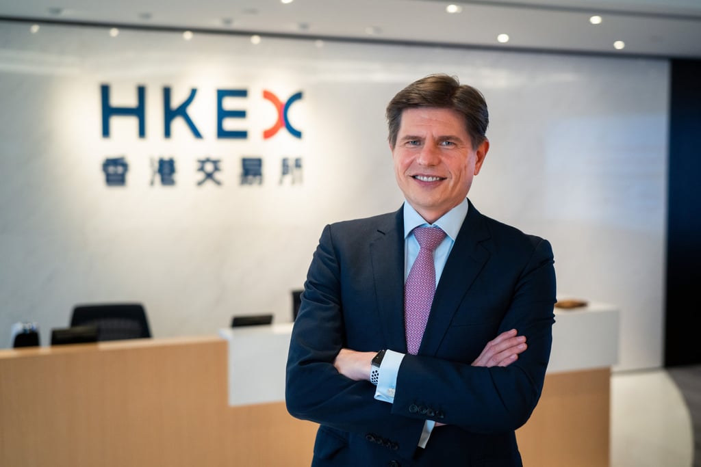 HKEX chief executive Nicolas Aguzin wants to continue expanding the type of companies that are listing in Hong Kong’s markets. Photo: Handout HKEX chief executive Nicolas Aguzin wants to continue expanding the type of companies that are listing in Hong Kong’s markets. Photo: Handout