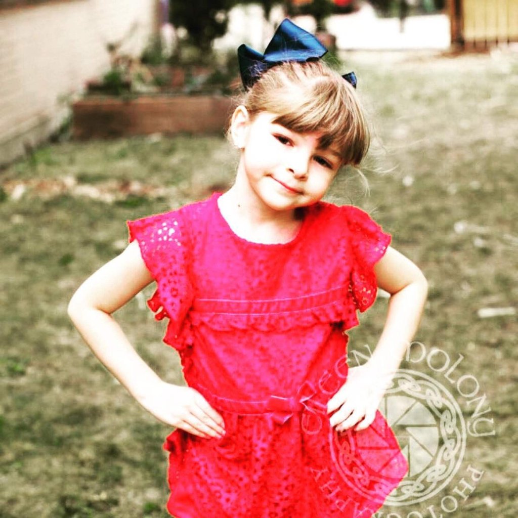 Noella McMaher at age six; she socially transitioned when she was four. Photo: @thenoellabella/Instagram