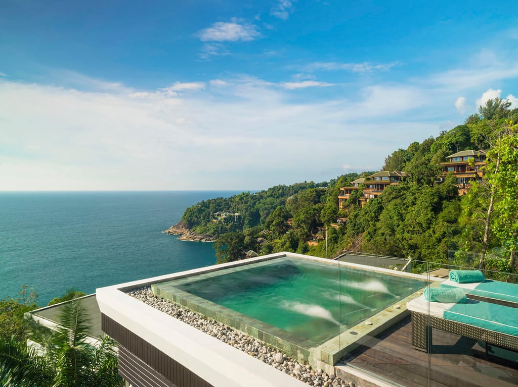 At Villa Samira, Phuket, your massage happens just metres from a private pool and all with wide sea views. Photo: Siam Real Estate