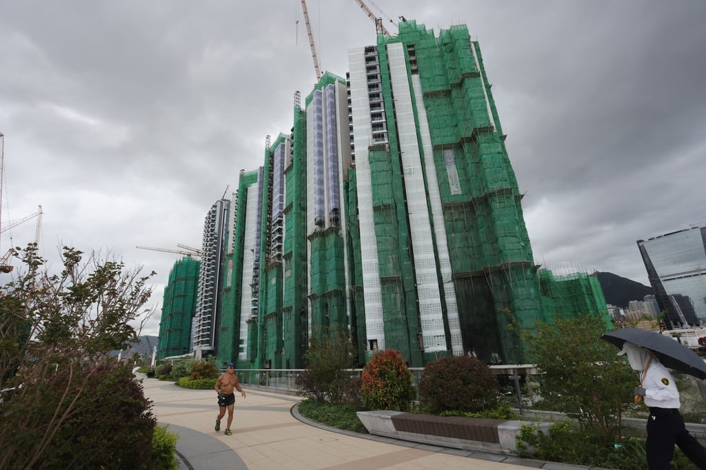 A view of the Miami Quay housing at Kai Tak, developed by Wheelock Properties, Henderson Land, New World Development and Empire Group, under construction in August 2022. Photo: Jonathan Wong