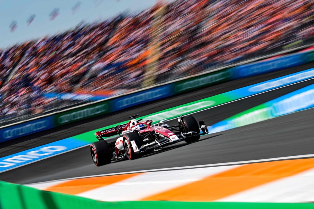 Alfa Romeo’s Finnish driver Valtteri Bottas during the first free practice session of the Dutch Grand Prix. Photo: AFP