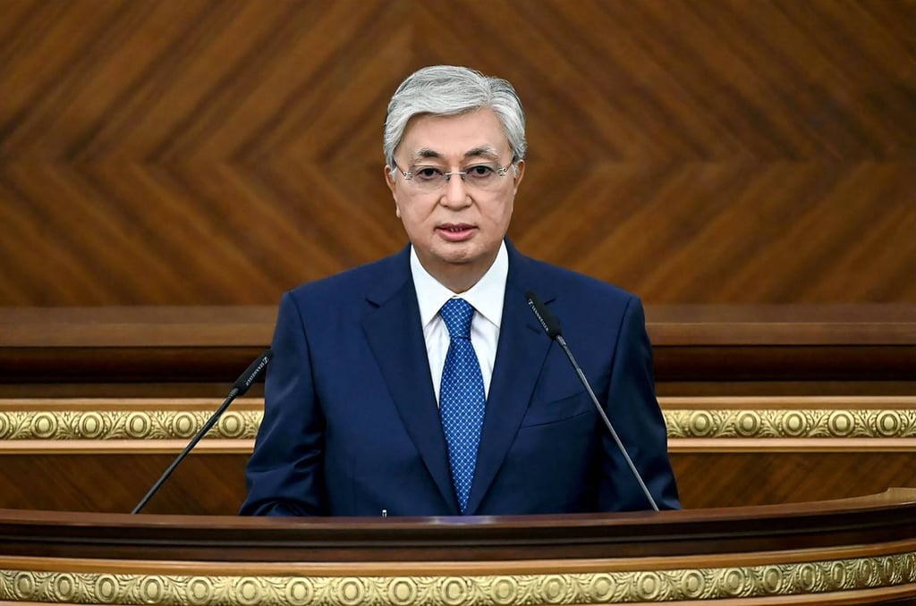 Kazakh President Kassym-Jomart Tokayev. Photo: AFP/Kazakhstan Presidential Press Service Kazakh President Kassym-Jomart Tokayev. Photo: AFP/Kazakhstan Presidential Press Service