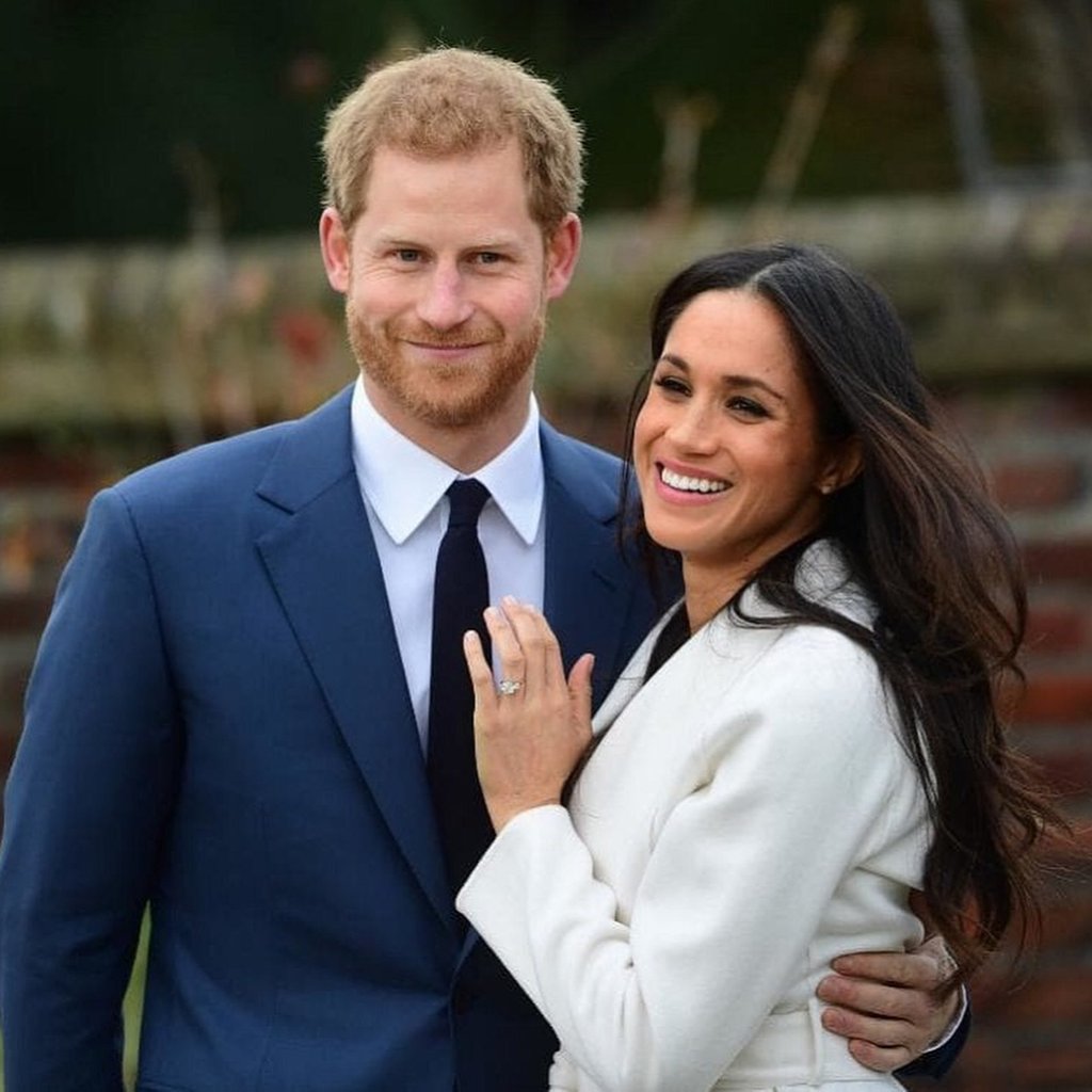 Meghan Markle’s engagement ring contains two diamonds from Princess Diana’s collection and one from Botswana, where she and Prince Harry holidayed together. Photo: @fiorese_jewelry/Instagram
