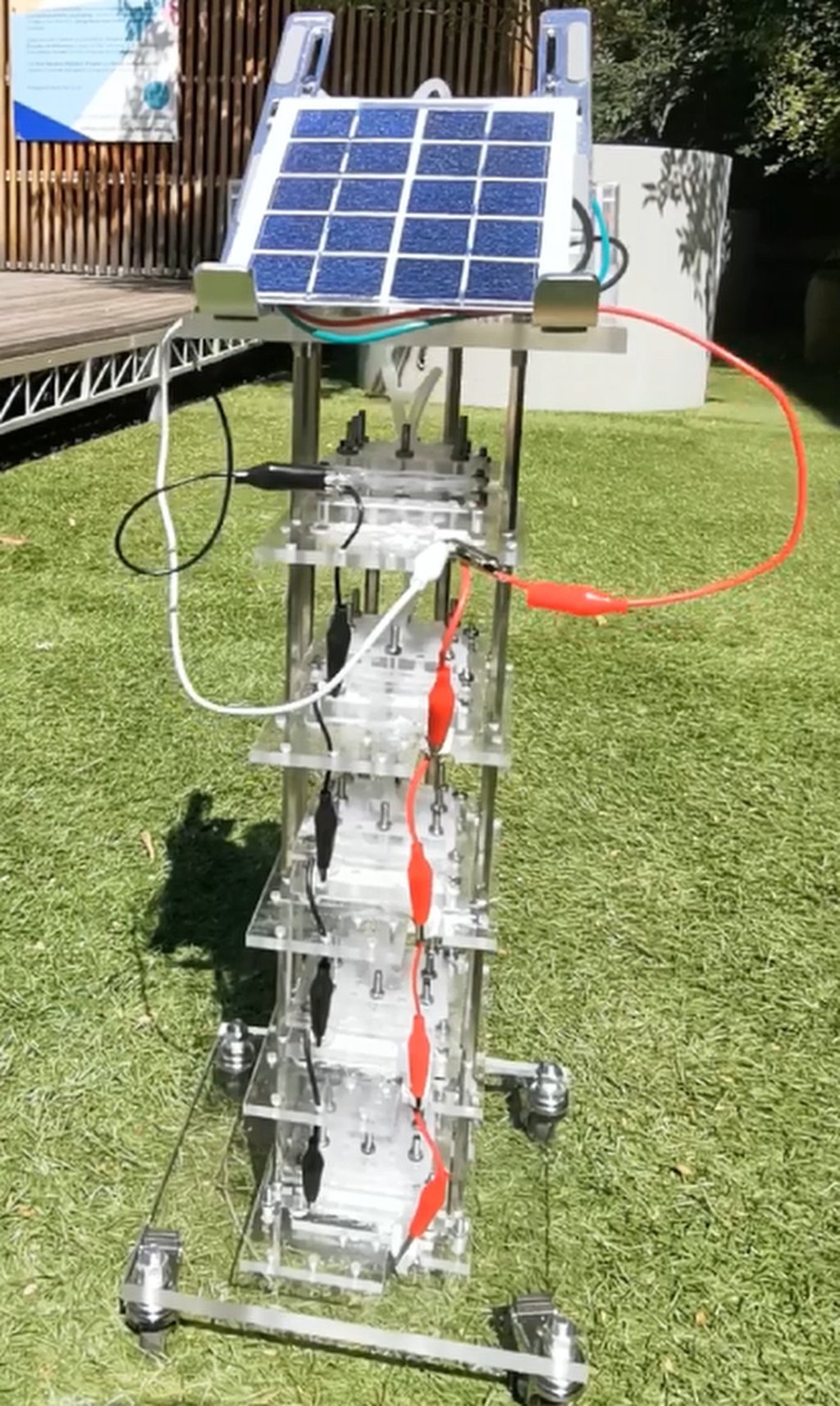 The device can produce 93 litres of hydrogen per hour, according to the study. Photo: Handout