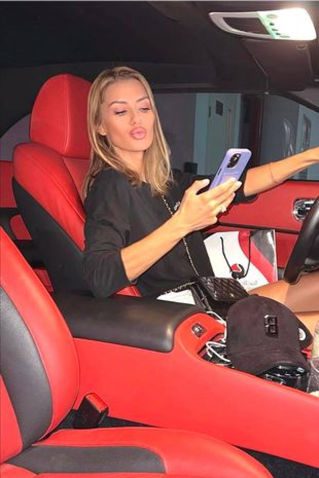 Victoria Bonya was forced to change tack and say she’d give away her Chanel bags instead, implying that she had several more at home. Photo: @victoriabonya/Instagram