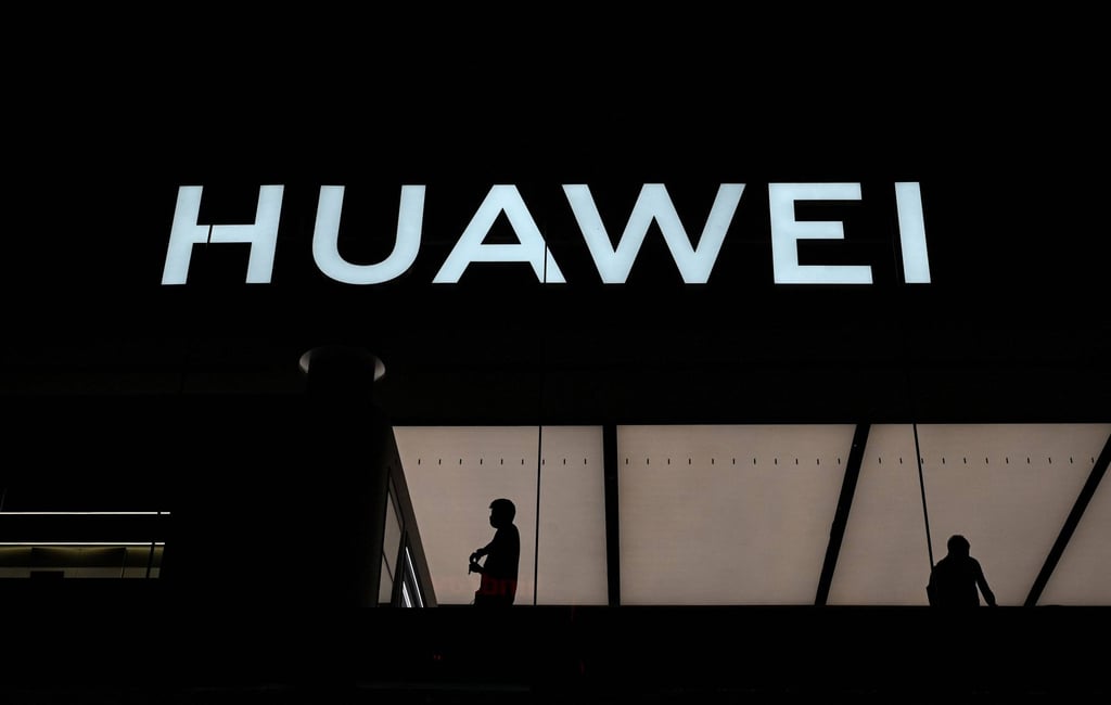 This photo taken on July 12, 2022, shows the logo of the Huawei flagship store in Shenzhen, in China’s southern Guangdong province. Photo: AFP This photo taken on July 12, 2022, shows the logo of the Huawei flagship store in Shenzhen, in China’s southern Guangdong province. Photo: AFP