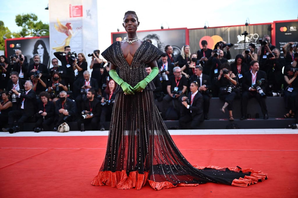 British actress Jodie Turner-Smith wore Gucci at the Venice Film Festival on August 31. Photo: AFP