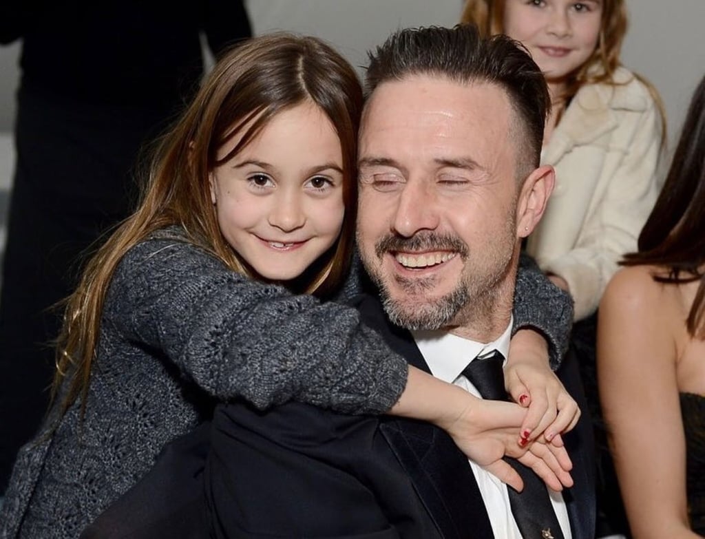 A young Coco Arquette with dad David Arquette, himself from a famous acting family. Photo: @davidarquette/Instagram