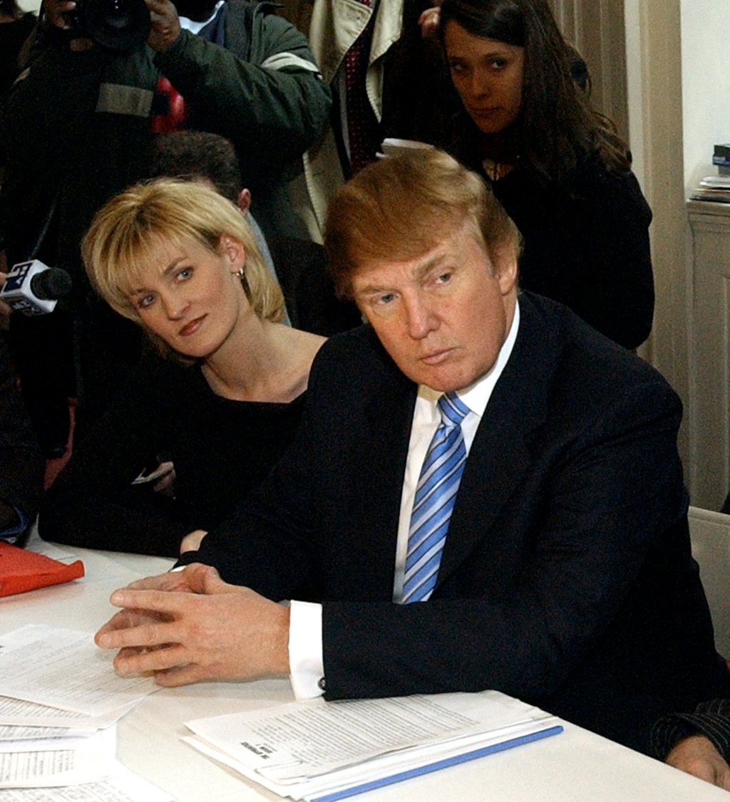 Donald Trump at open auditions for the second season of his reality television show The Apprentice, back in 2004. Photo: AP