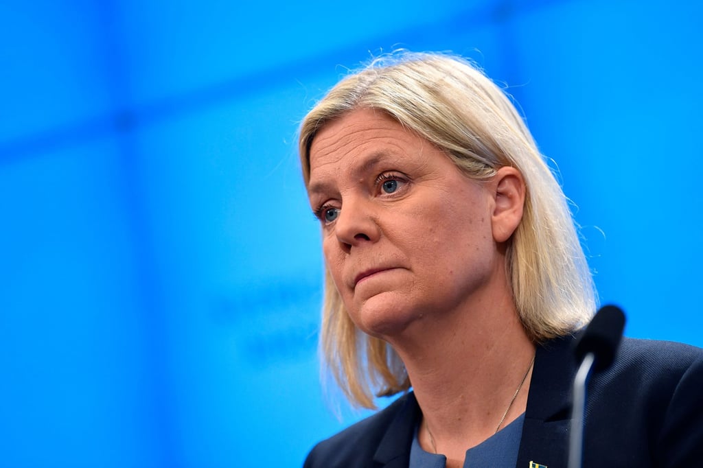 Polls show Swedish Prime Minister Magdalena Andersson Andersson neck-and-neck with the opposition Social Democrats. Photo: AFP via Getty Images