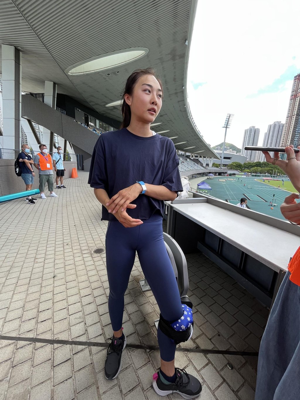 The injury forced Cecilia Yeung to pull out of the Hong Kong Athletics Championships in June. Photo: Shirley Chui The injury forced Cecilia Yeung to pull out of the Hong Kong Athletics Championships in June. Photo: Shirley Chui