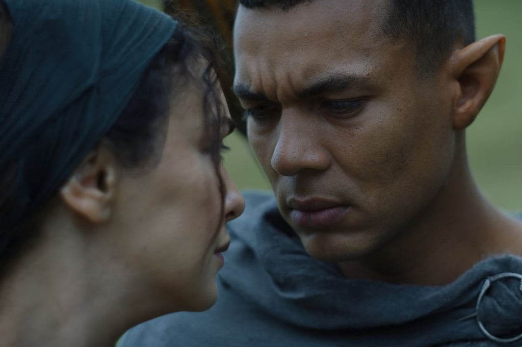 Ismael Cruz Córdova plays the love interest of Boniadi’s character Bronwyn in Amazon’s The Lord of the Rings: The Rings of Power. Photo: @ringsofpower/Twitter Ismael Cruz Córdova plays the love interest of Boniadi’s character Bronwyn in Amazon’s The Lord of the Rings: The Rings of Power. Photo: @ringsofpower/Twitter