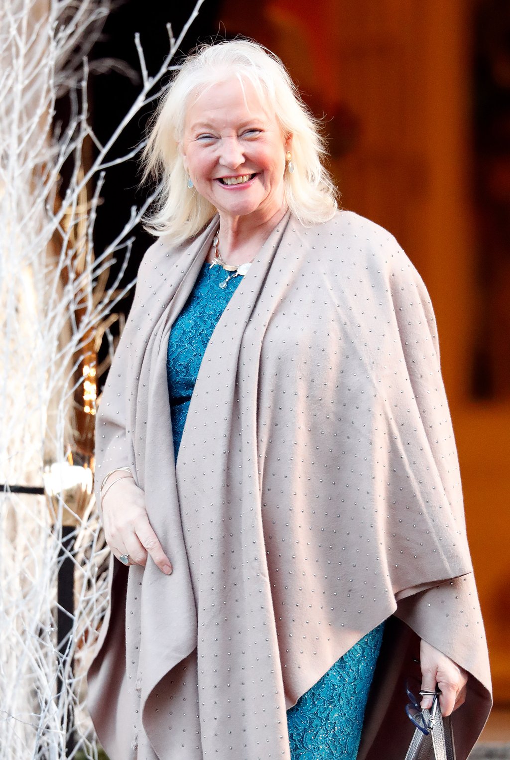 Angela Kelly, personal assistant and dressmaker to Queen Elizabeth, leaves the Goring Hotel after attending a Christmas lunch hosted by the queen for her close members of staff in December 2018, in London, England. Photo: Getty Images