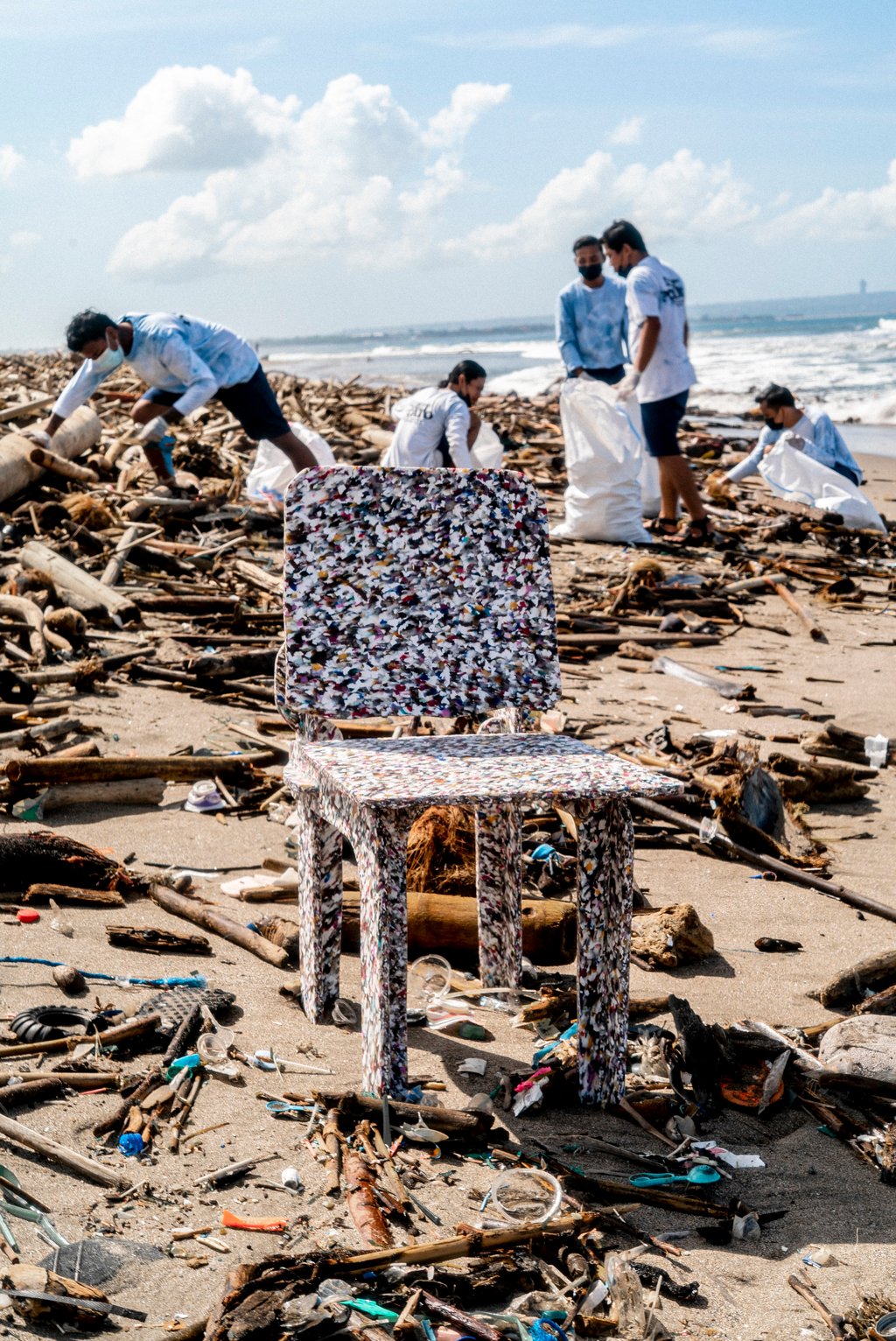 Beach chairs made from recycled plastic online