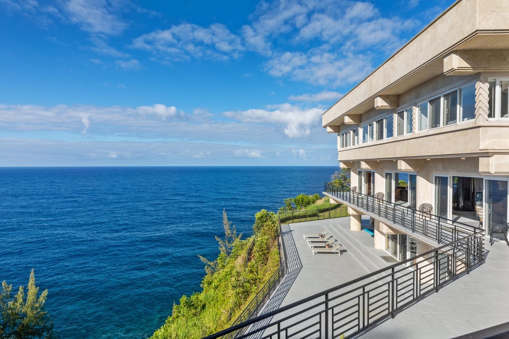 The property overlooks the Hamakua coastline of Hawaii’s Big Island. Photo: Sotheby’s Concierge Auctions