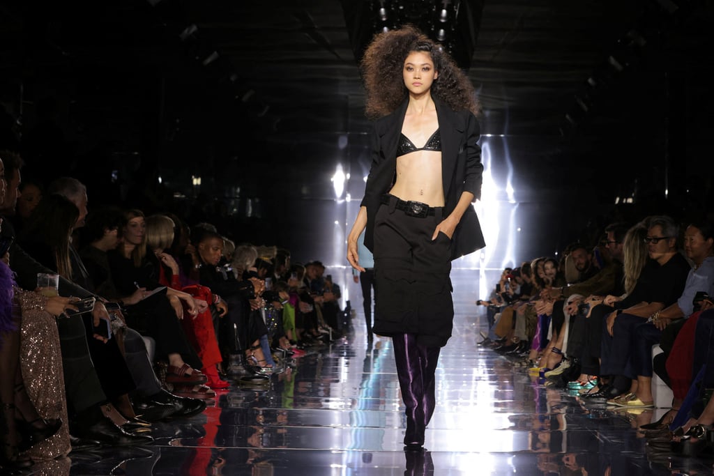 A model presents a creation from the Tom Ford spring/summer 2023 collection during New York Fashion Week, on September 14. Photo: Reuters A model presents a creation from the Tom Ford spring/summer 2023 collection during New York Fashion Week, on September 14. Photo: Reuters