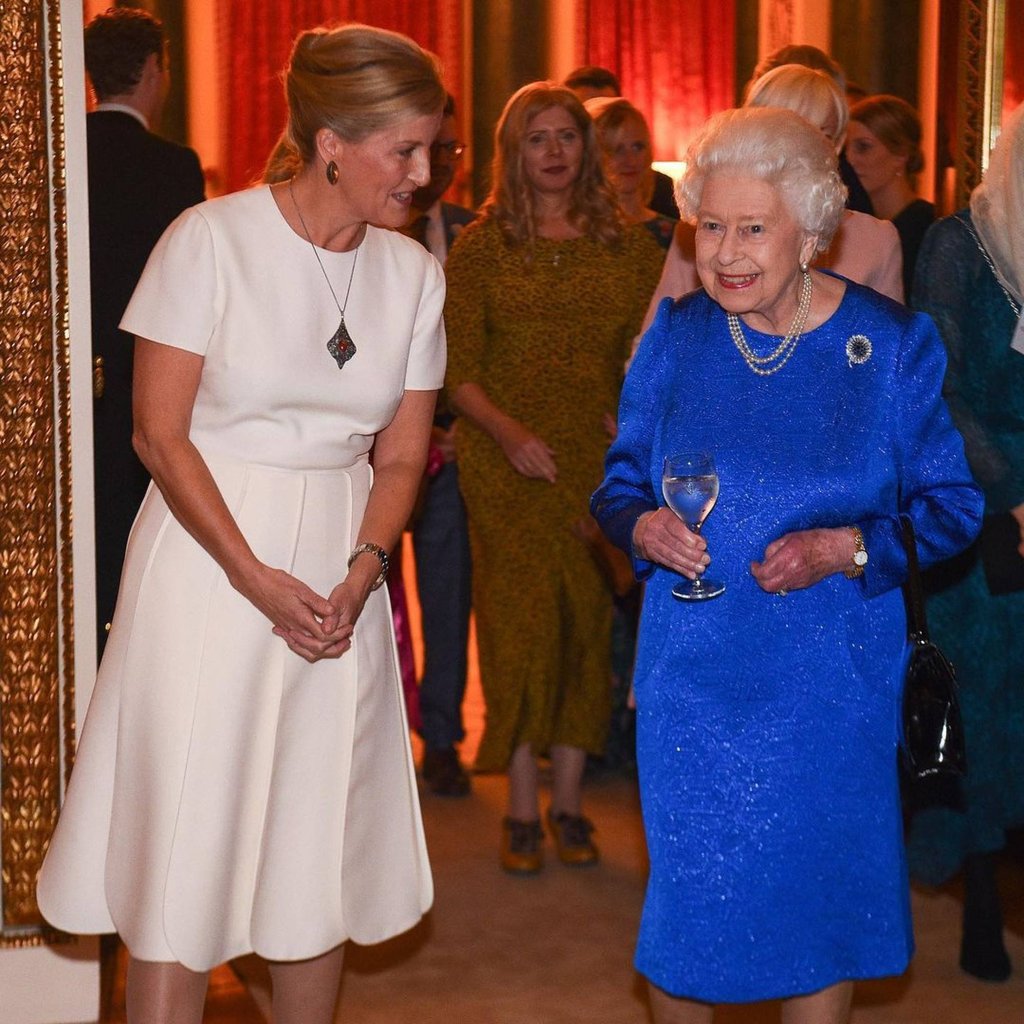 Sophie, Countess of Wessex, and Queen Elizabeth. Photo: @theroyalfamily/Instagram