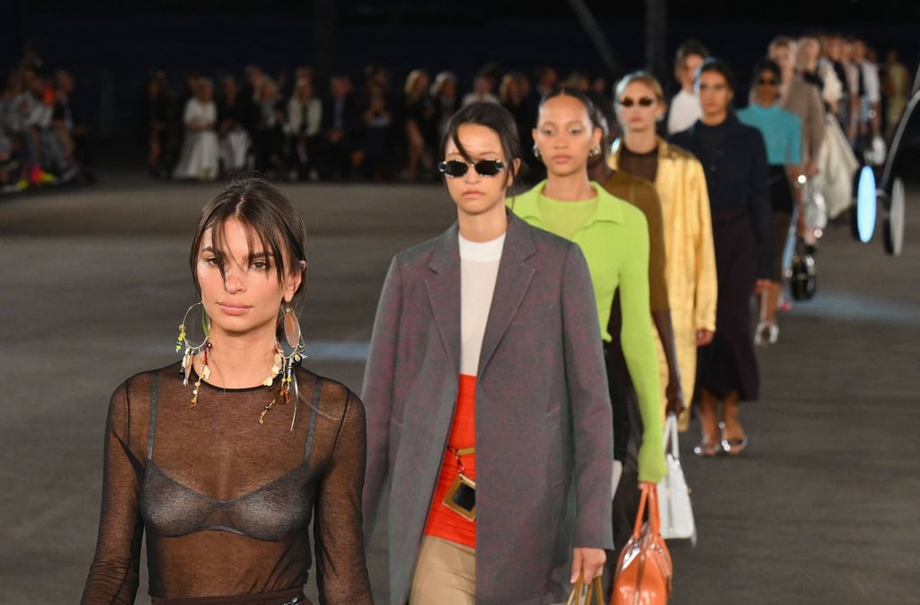 Models walk the runway for the Tory Burch spring/summer 2023 fashion show during New York Fashion Week in New York, on September 13. Photo: AFP