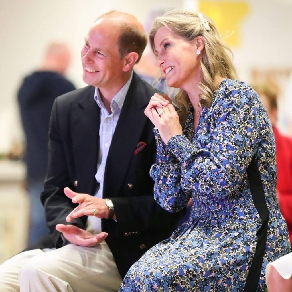 Prince Edward and Sophie, Countess of Wessex, bonded over their interest in sports. Photo: @theroyalfamily/Instagram