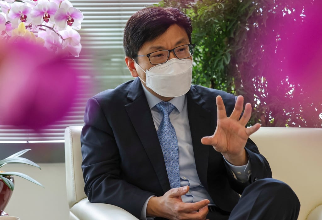 Secretary for Labour and Welfare Chris Sun. Photo: Jonathan Wong