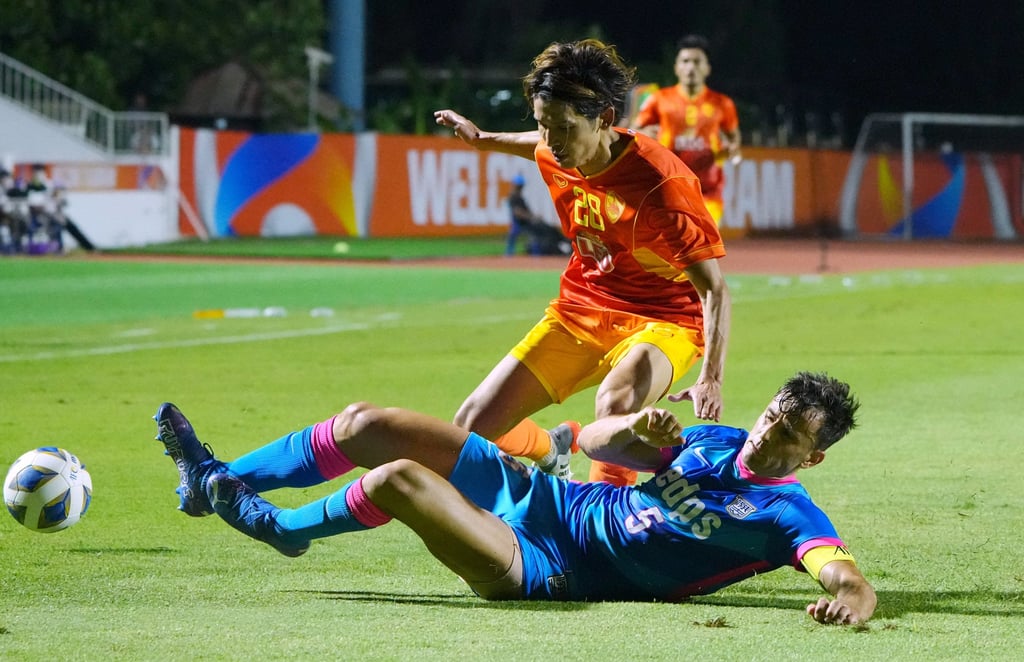 Helio Goncalves plays for Kitchee in the AFC Champions League against Chiangrai United of Thailand. Photo: Kitchee