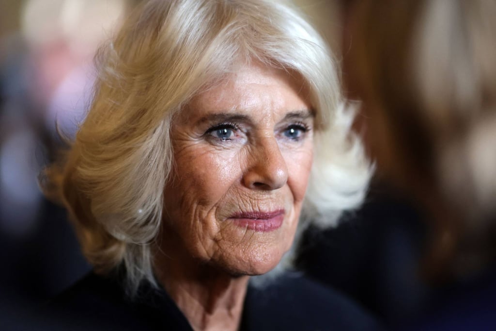 Britain’s Queen Consort Camilla during a visit to Cardiff Castle in Wales, on September 16. Photo: AFP Britain’s Queen Consort Camilla during a visit to Cardiff Castle in Wales, on September 16. Photo: AFP