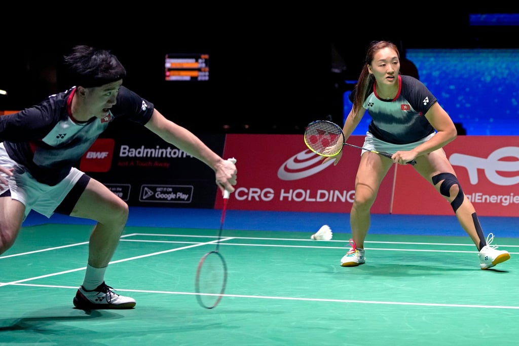 Mixed doubles pair Tang Chun-man and Tse Ying-suet have given Mehta strong motivation for their hard working in training. Photo: AP